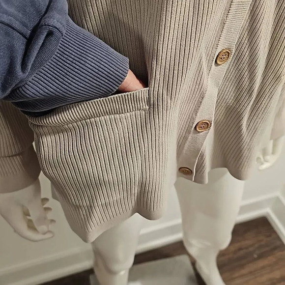 NWOT Capsule 121 Cunningham Ribbed Cardigan Sz XL - Picture 6 of 10